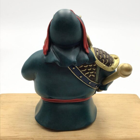 Guan Gong Guanyu 3" Brass Statue Chinese Warrior Protection & Luck Kwan Kong - Picture 6 of 11